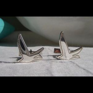 Tiffany & Co. Sterling Goose Cuff Links